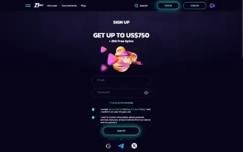 21bit Casino Welcome Bonus Package