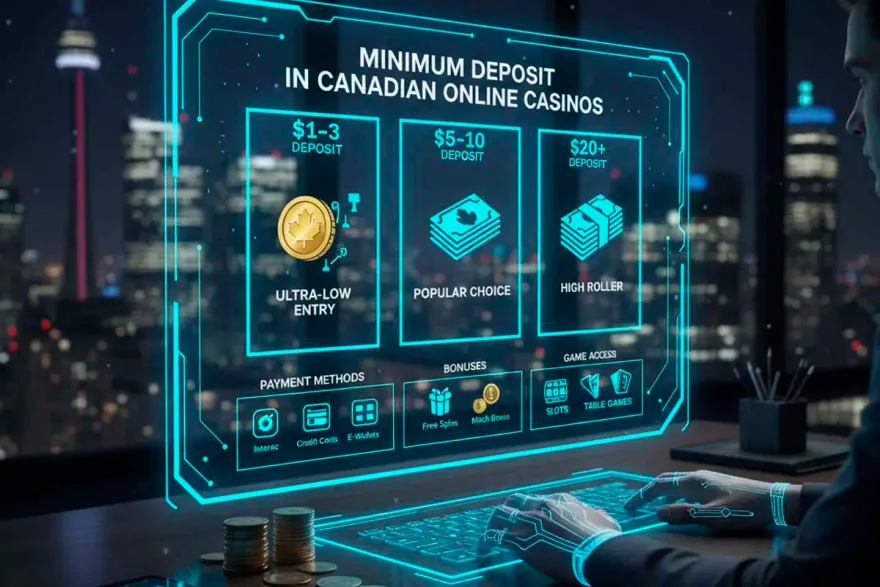 Minimum Deposit in Canadian Online Casinos
