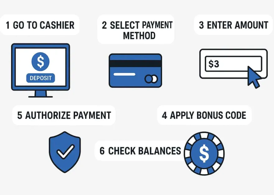 How to Deposit and Claim Bonuses