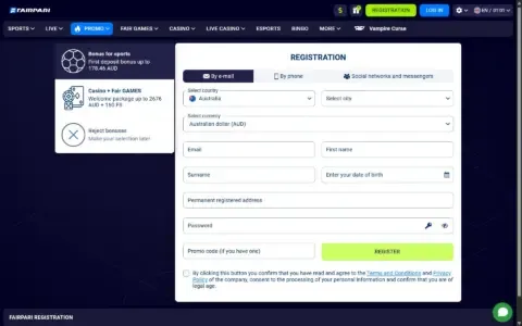 Fairpari Casino Welcome Bonus Package
