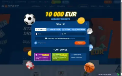Mostbet Casino Welcome Bonus Package
