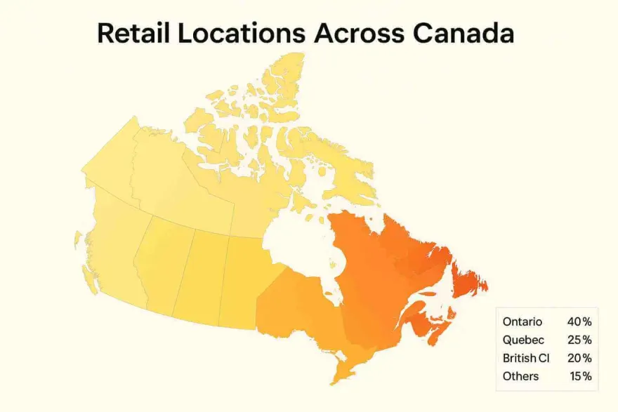 Retail Locations Across Canada