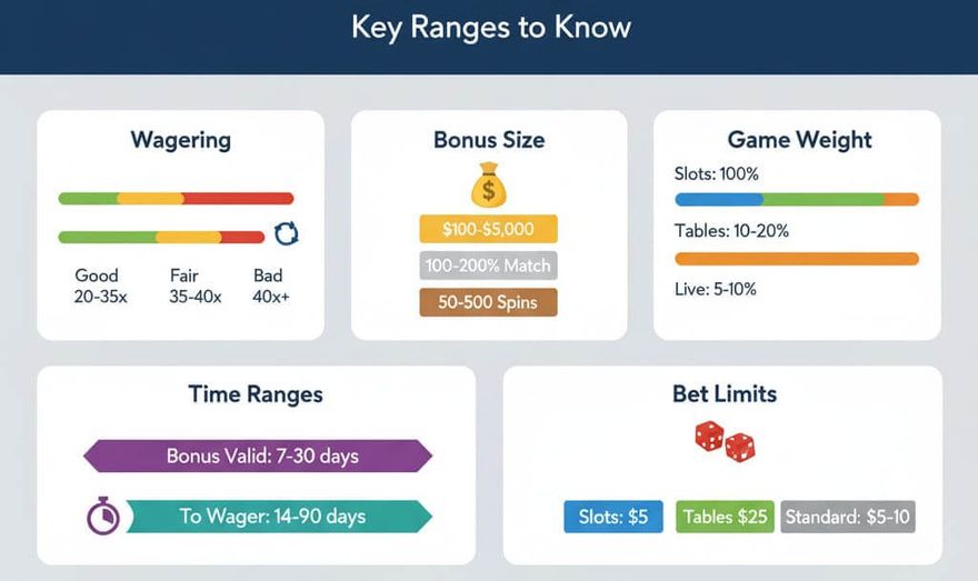 Bonus Ranges