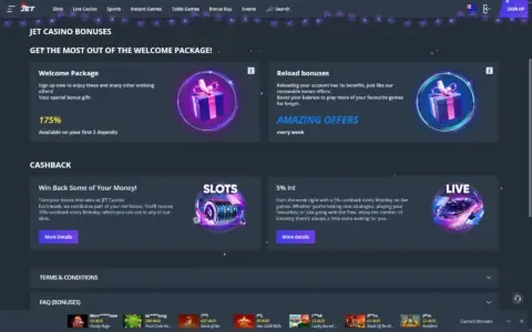 Jet Casino Promotions