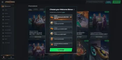 Spinational Casino Welcome Bonus Package
