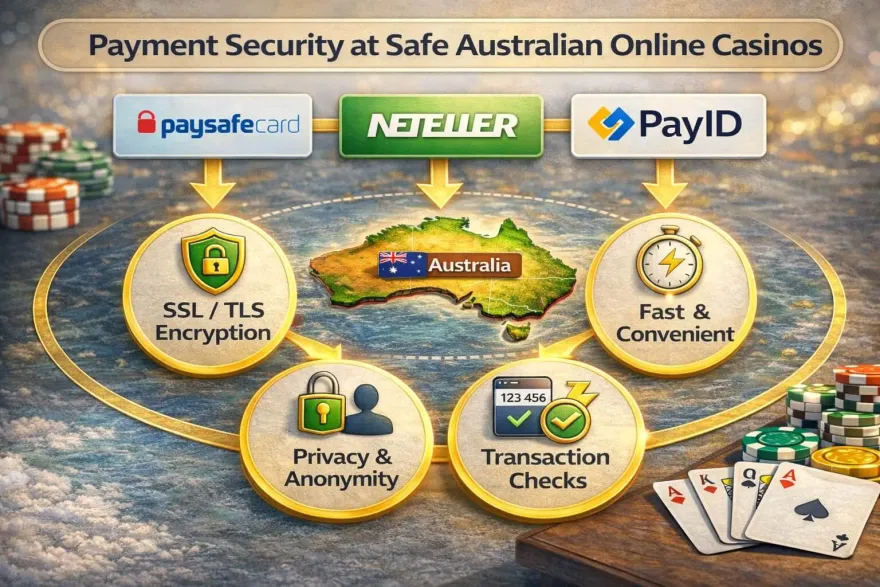 Banking Methods at Safe Australian Casinos