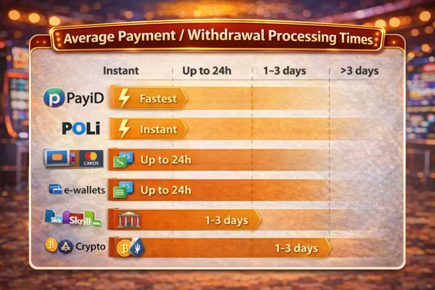 Payment Methods at Australian Online Casinos