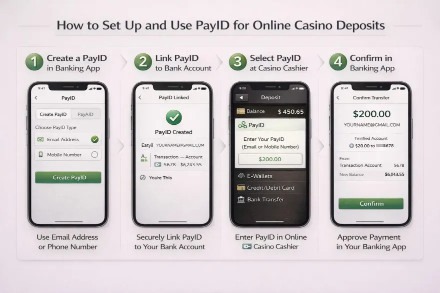 Setting Up PayID for Casino Deposits