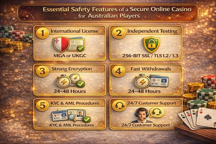 Key Safety Indicators for Australian Online Casinos