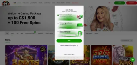 Zodiac Bet Casino Welcome Bonus Package