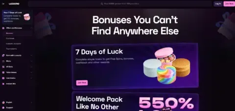 Lussurio Casino Promotions