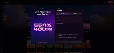 Lussurio Casino Welcome Bonus Package