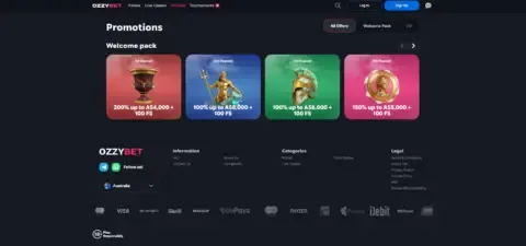 Ozzybet Casino Promotions