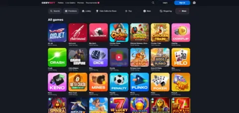 Ozzybet Casino Slots