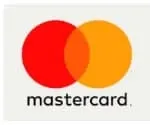 Mastercard payment method logo with overlapping red and orange circles