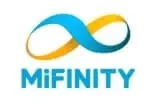 MiFinity payment method logo with a blue infinity symbol