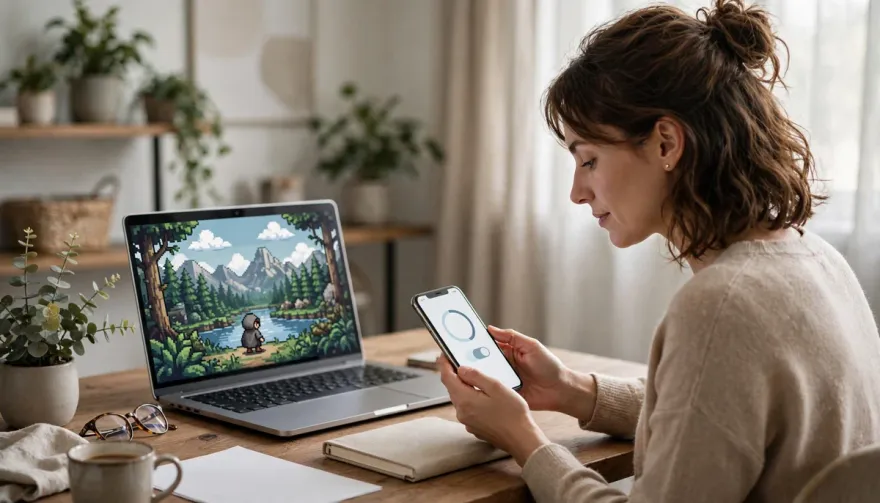 Player setting a gambling spending limit on a mobile app