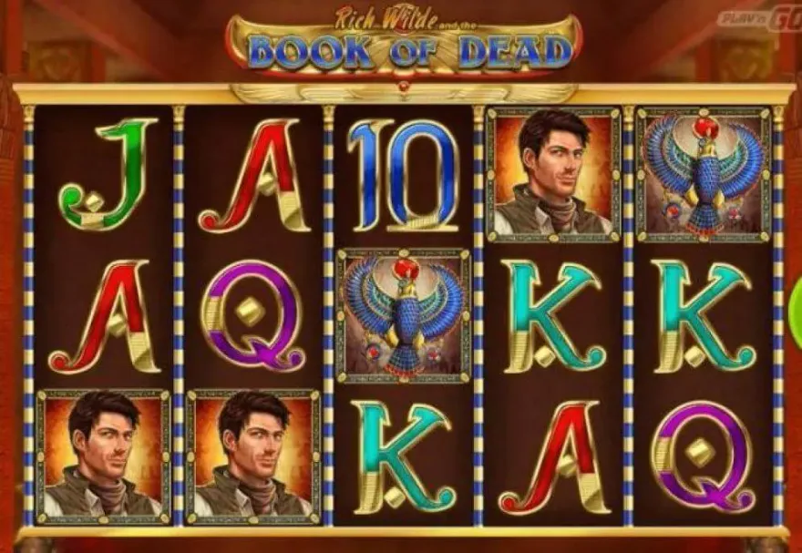 Book of Dead slot by Play'n GO, a 5-reel 10-payline high-volatility slot