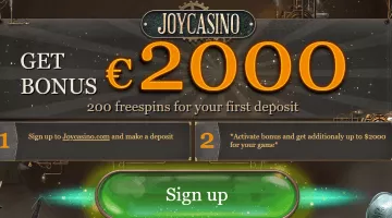 JoyCasino bonus