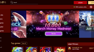 spartan slots casino homepage
