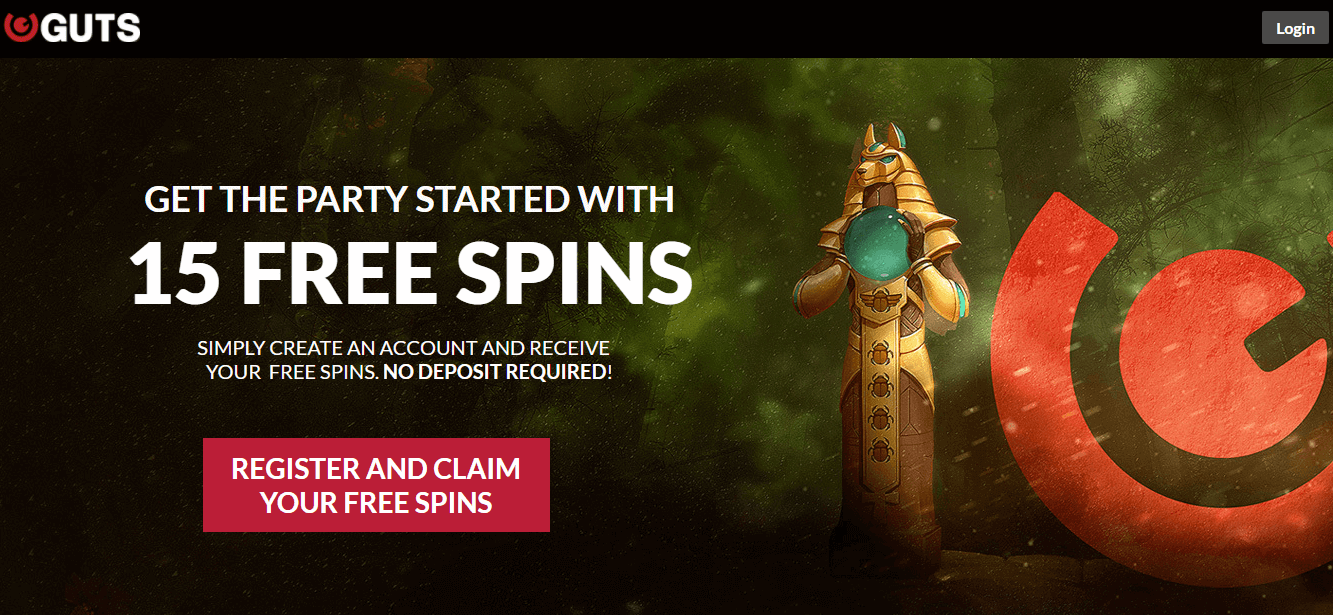 Guts casino bonus codes