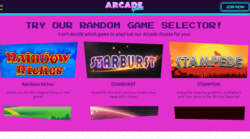arcade spins games