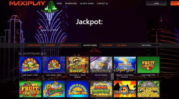 maxiplay casino jackpots