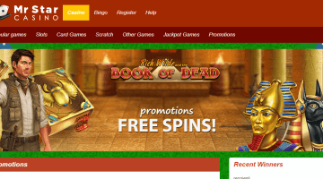 mr star casino free spins