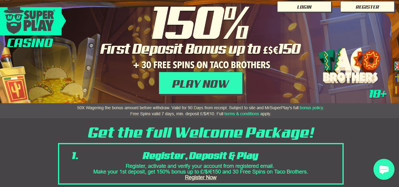 Mr Superplay 33 Free Spins