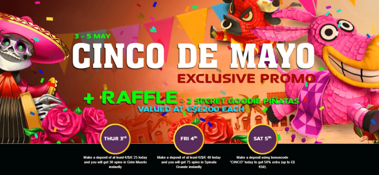 Next Casino offer: Cinco de Mayo!