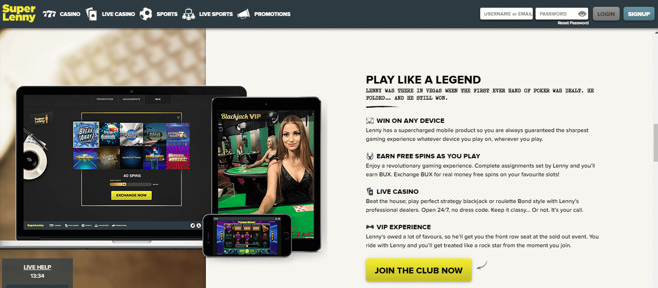 Superlenny Casino Free Spins Bonus 2020 Yummyspins