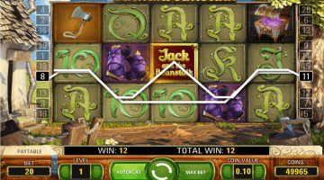 Jack and the Beanstalk slot free spins