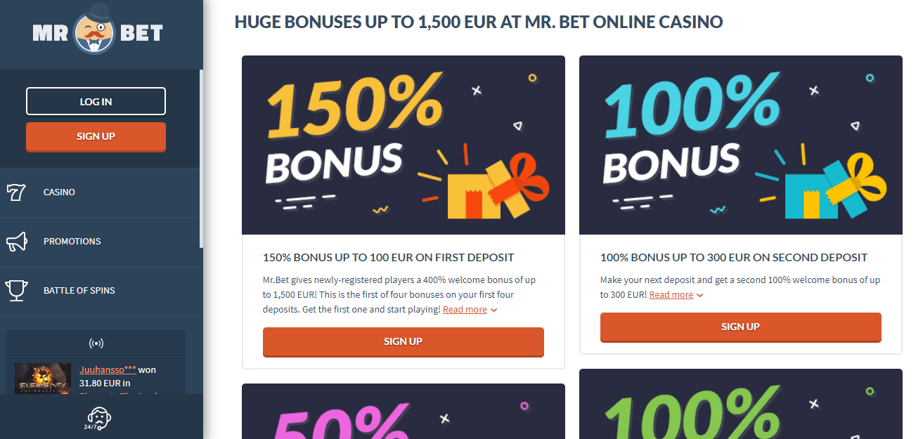 mr bet online casino