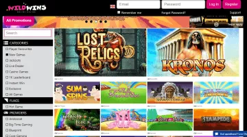 Wild Wins Casino online slots