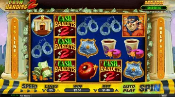 cash bandits 2 slot free spins