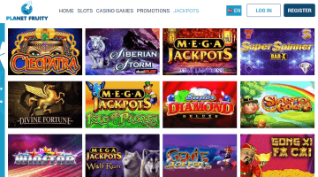 planet fruity casino jackpots