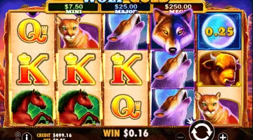 wolf gold slot free spins