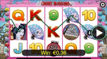 Cherry Blossoms slot free spins