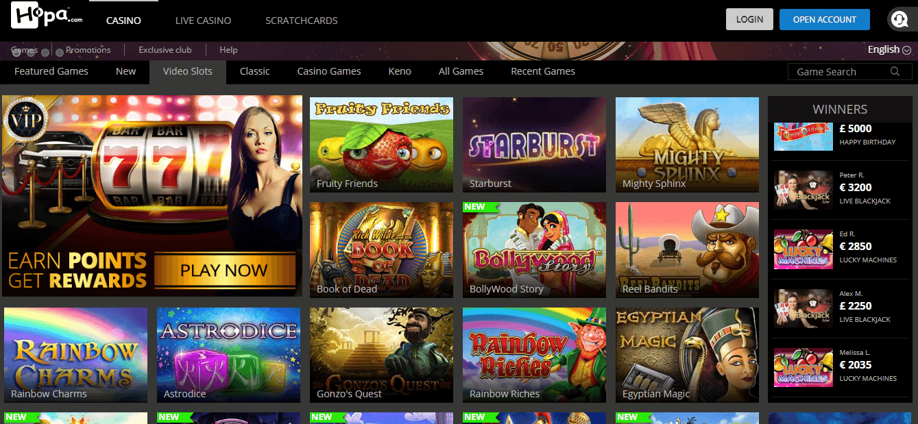 Hopa Casino Online