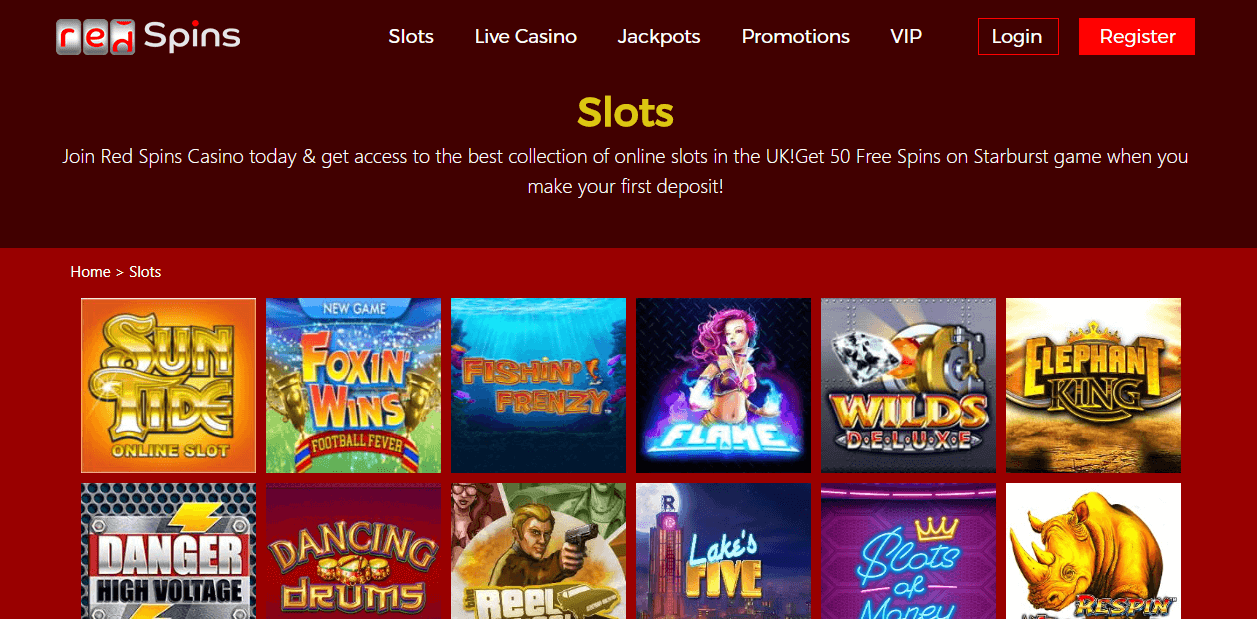red dog casino free spins code