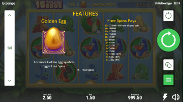 play 15 golden eggs slot