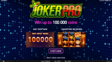 play Joker Pro slot