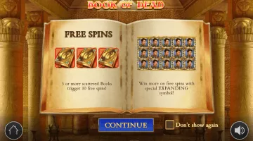 play Book of Dead slot