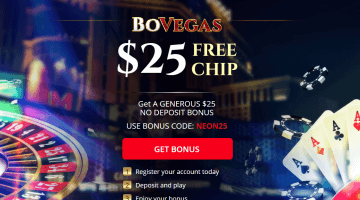 BoVegas casino no deposit bonus