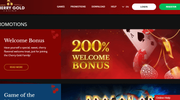 Cherry Gold casino promotions