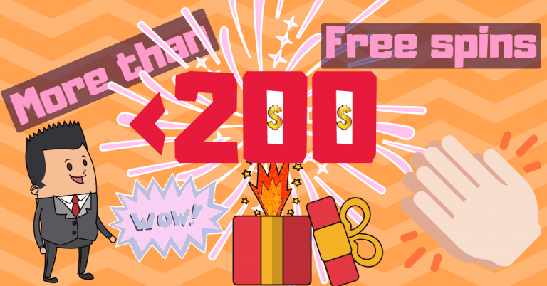 From 200 Free spins