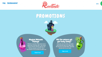 Reeltastic Casino promotions