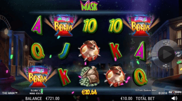 the mask slot free spins