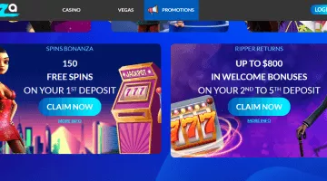Bonza Spins casino promotions