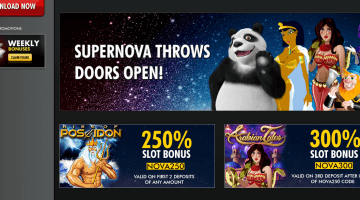 Supernova casino welcome bonus